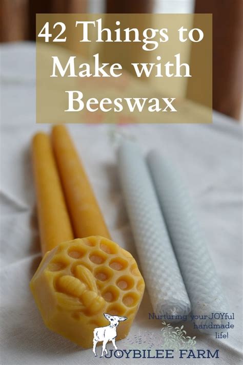 42 Things to Make with Beeswax