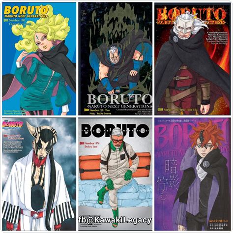 Manga covers showing the Kara members. Which one looks the best? : r/Boruto