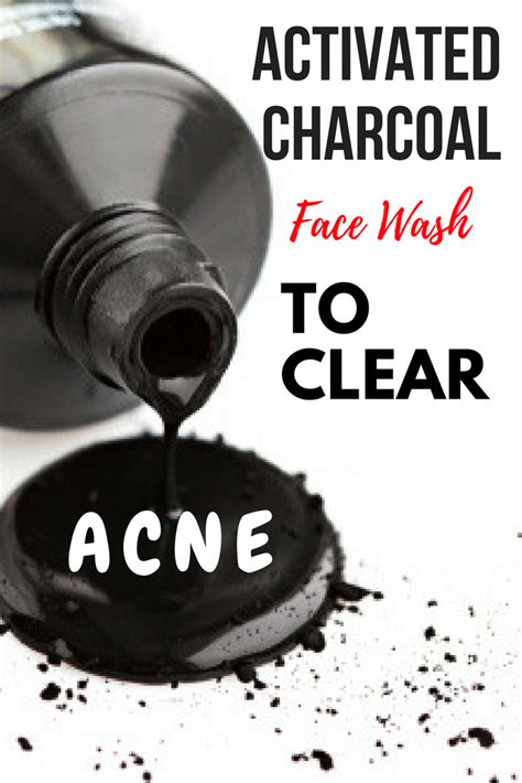 How to prepare charcoal face wash at home to clear all your acne #AntiAgingFaceMasks # ...