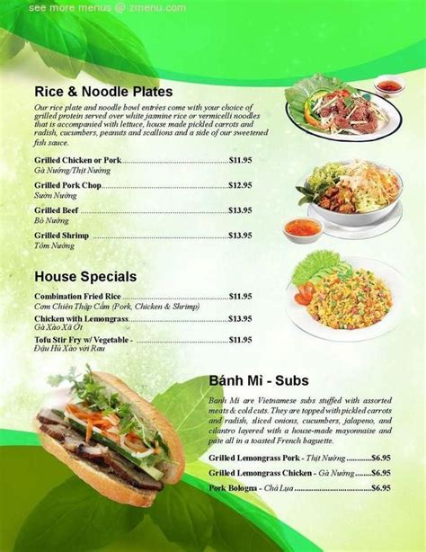 Online Menu of Pho Basil Restaurant, Frederick, Maryland, 21701 - Zmenu ...