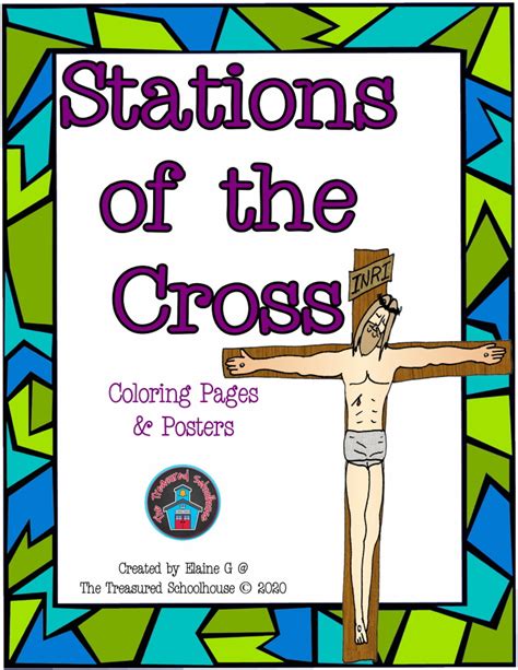 Stations Of The Cross Coloring Pages Printable