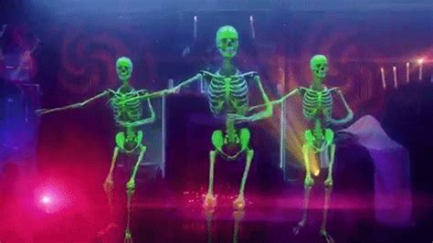 Skeletons Dancing GIF by Super Deluxe - Find & Share on GIPHY