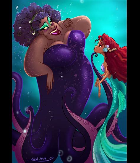 Black Ariel Drawing