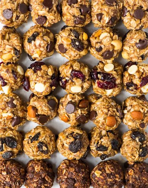 No Bake Oatmeal Energy Balls - Relish