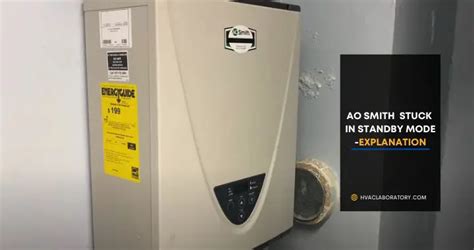 AO Smith Tankless Water Heater Stuck In Standby Mode