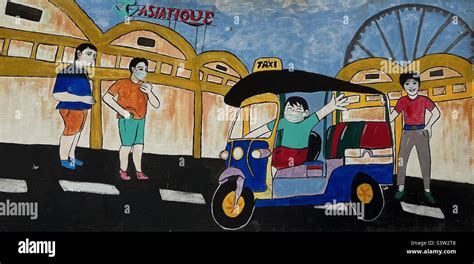 Bangkok Street Art Stock Photo - Alamy