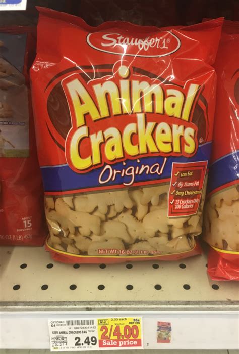 Stauffer's Animal Crackers ONLY $1.45 at Kroger!! | Kroger Krazy