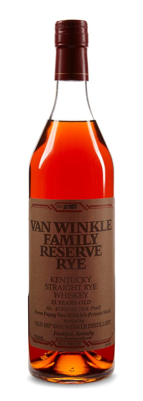 Pappy Van Winkle's Family Reserve, 13-Year Kentucky Straight Bourbon Whiskey, Old Rip Van Winkle ...