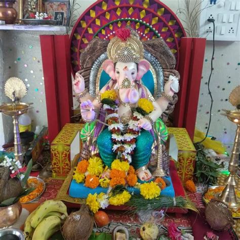 Eco Friendly Ganpati Makhar Decoration in Mumbai - Ganesh Makhar ...