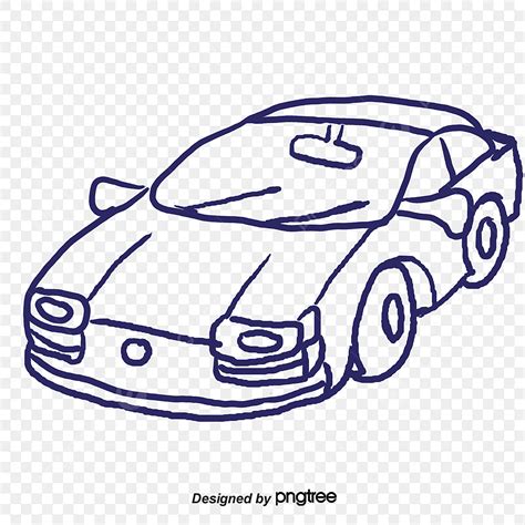 Stick Figures White Transparent, Stick Figure Sketch Car, Car, Jane Pen, Sketch PNG Image For ...