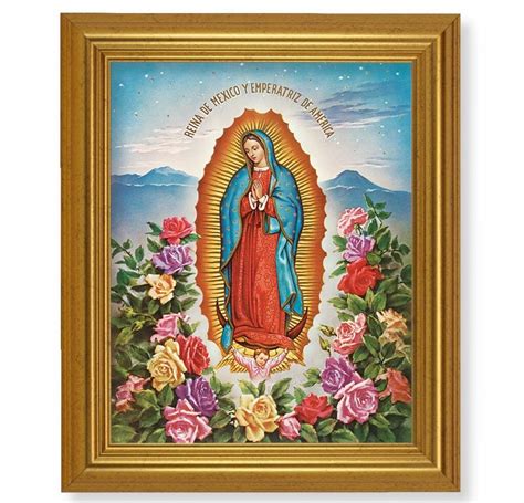 Our Lady of Guadalupe Gold Framed Art - Buy Religious Catholic Store