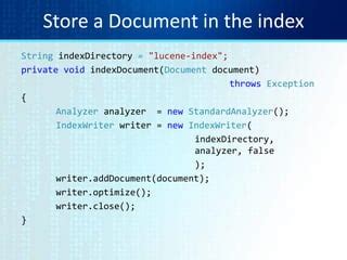 Tutorial 5 (lucene) | PPT