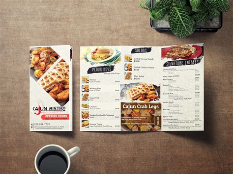 Restaurant Menu | Tri-fold Brochure by Asmi Tank on Dribbble