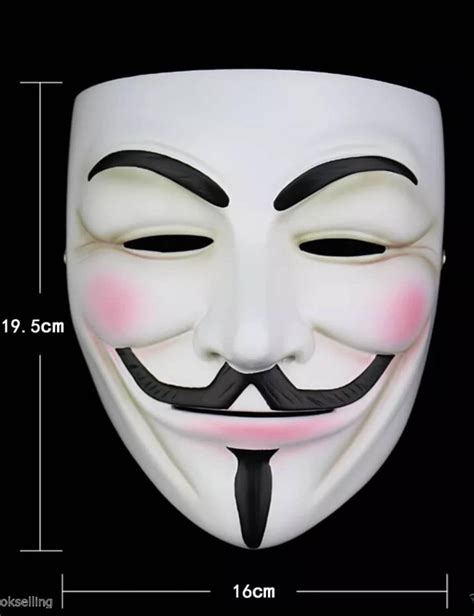 Anonymous costume mask hacker mask halloween hacker mask | Etsy