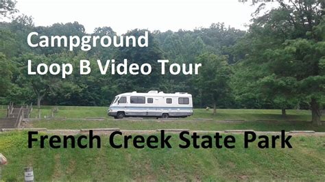 Video Tour of French Creek State Park PA Campground Loop B - YouTube