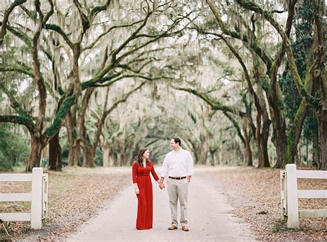 Carly + Brian - Isle of Hope Engagement Session | Wormsloe Plantation |Savannah Wedding ...