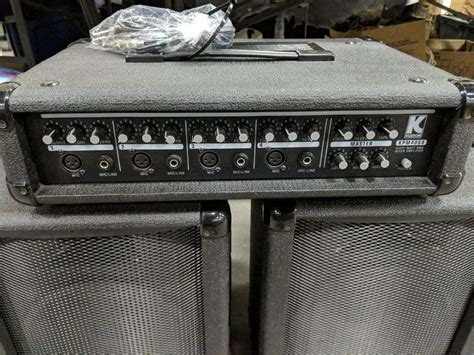 "Kustom" Model KPM 4060 Mixer/Amplifier With "Kustom" Model KSC 10 ...