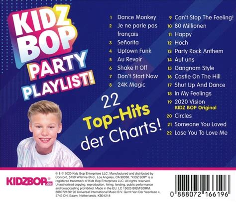 Kidz Bop Party Playlist! by Kidz Bop Kids - CeDe.com