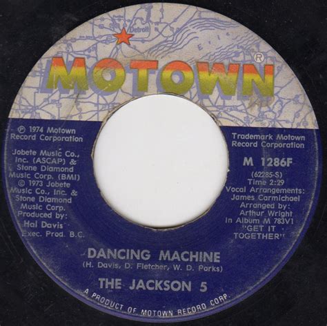 The Jackson 5 – Dancing Machine (1974, Vinyl) - Discogs