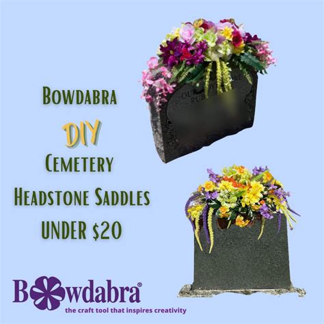 Video how-to Super easy floral cemetery headstone saddle for under $20