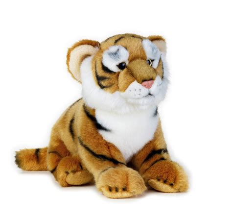 Bengal Tiger sitting Stuffed Animal| Plush Toy| 11"/28cm National Geographic