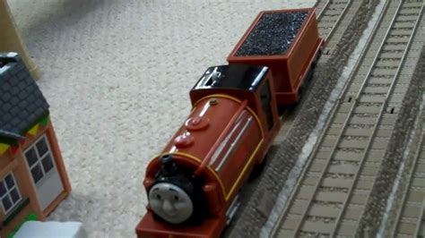 Trackmaster DUKE Thomas The Train on a large Set kids Toy Train Set Thomas The Tank Engine - YouTube