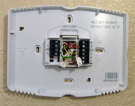 Honeywell Non Programmable Thermostat Wiring