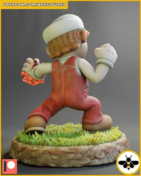 SUPER MARIO - FIRE MARIO - FAN ART 3D model | CGTrader