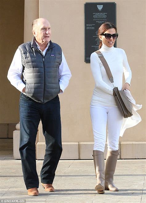 Robert Duvall, 83, cradles baby in his arms at lunch with much younger wife Luciana Pedraza, 42 ...