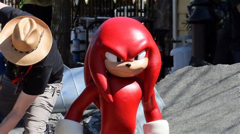 Sonic 2 movie set photos show Knuckles’ design for the first time | VGC