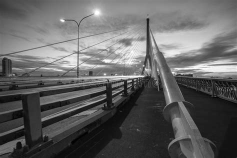 Rama bridge in Bangkok stock image. Image of thailand - 120267893