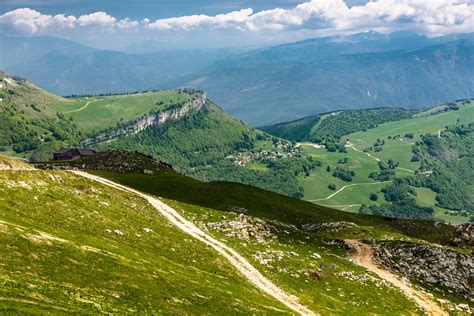 View from Mount Monte Baldo, Italy