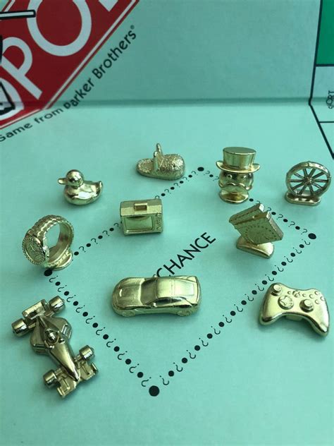 Monopoly Pieces Monopoly Game Tokens Monopoly Custom - Etsy Denmark