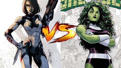 Gamora vs. She-Hulk: Which Green Superheroine Would Win?