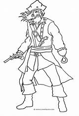 Blackbeard Coloring Page Printable Pages sketch template