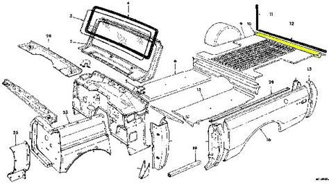 Rear Floor Crossmember (71-80 Scout) | International scout, International scout parts, Scout