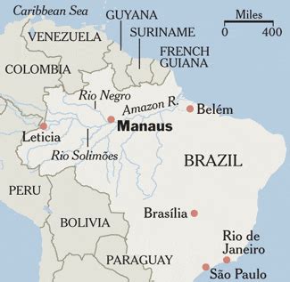 Manaus Map - Brazil