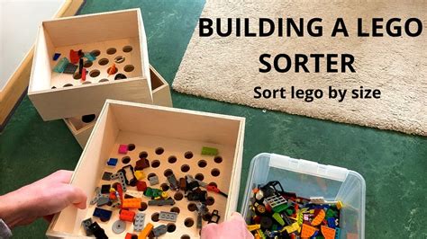 Building a Lego sorter to sort lego by size. - YouTube