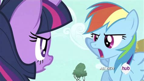 Twilight Sparkle and Rainbow Dash arguing - YouTube