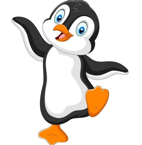 Dança De Desenhos Animados De Pinguim Bonitinho | Penguin cartoon, Cute penguin cartoon ...