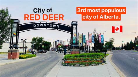 RED DEER Downtown Tour, Alberta | Small City Living in Western Canada. - YouTube