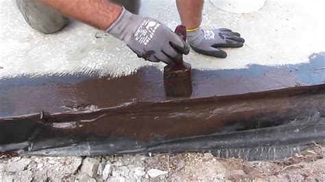 Concrete Slab Waterproofing using Liquid Rubber membrane - YouTube