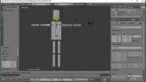 Blender Beginner Rigging Creating Armature - YouTube