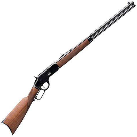 Winchester Model 1873 Deluxe Sporter Black/Walnut Lever Action Rifle 45 ...