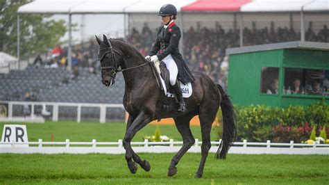 Badminton Horse Trials dressage: Oliver Townend and Laura Collett ride