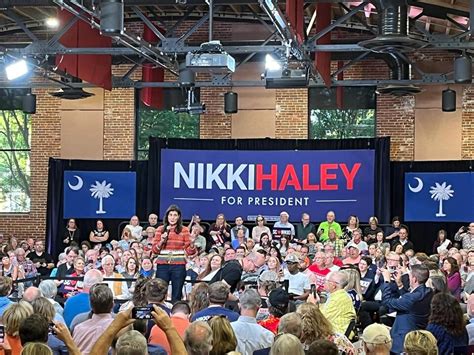 Former UN Ambassador and SC Governor Nikki Haley holds campaign rally ...