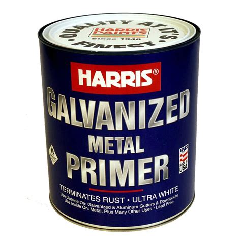 Harris 1 qt. Oil-Based White Interior/Exterior Galvanized Metal Primer-66240 - The Home Depot