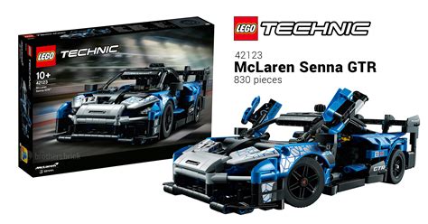 Toys & Hobbies LEGO Technic McLaren Senna GTR 42123 Model Car 830 Pieces Age 9 Years+ TE6991961