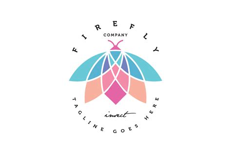 Colorful Firefly Logo Graphic by ZHR Creative · Creative Fabrica