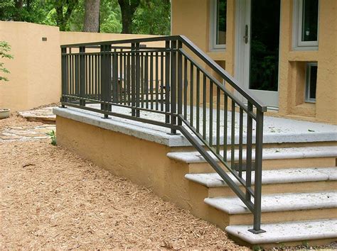 Exterior Railing - Gainesville Iron Works | Outdoor stair railing ...